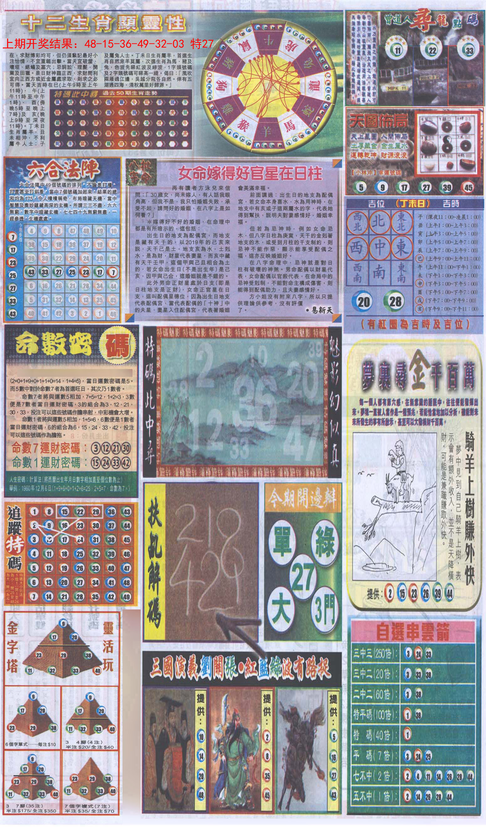 2024161期新报跑狗-2(背面)