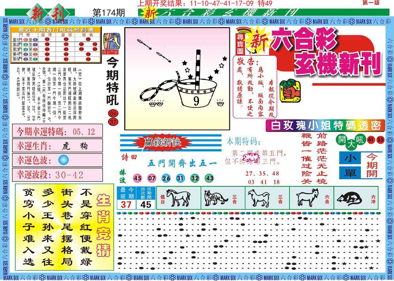 2024174期新六合彩特码新刊A