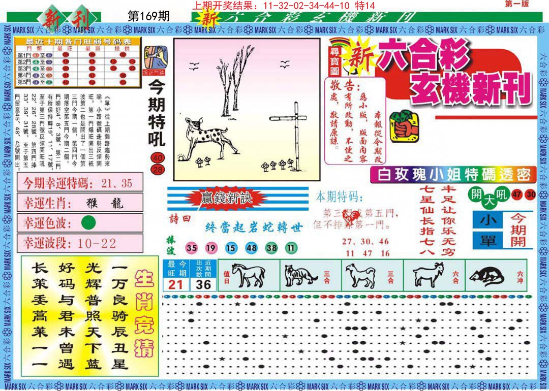 2024169期新六合彩特码新刊A