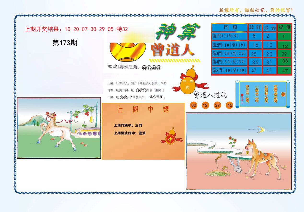 2024173期4-神算