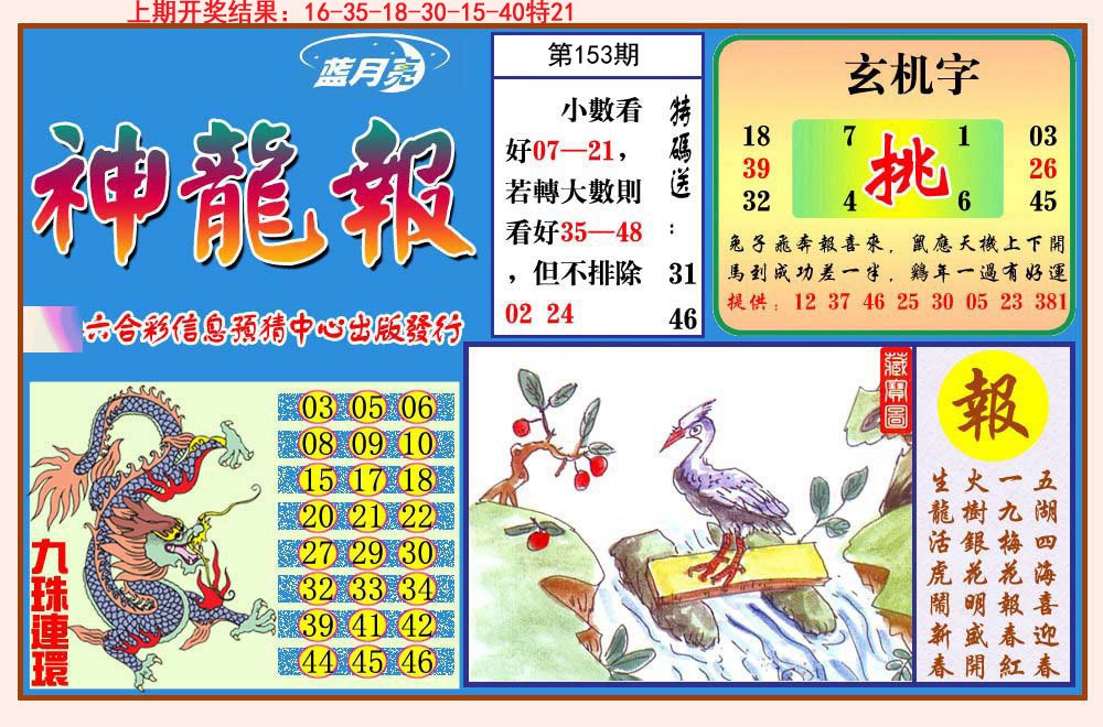 2024153期神龙报