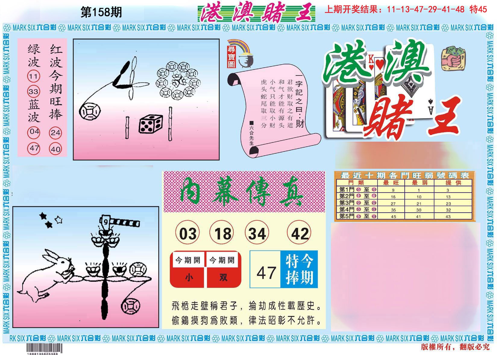 2024158期港澳赌王A