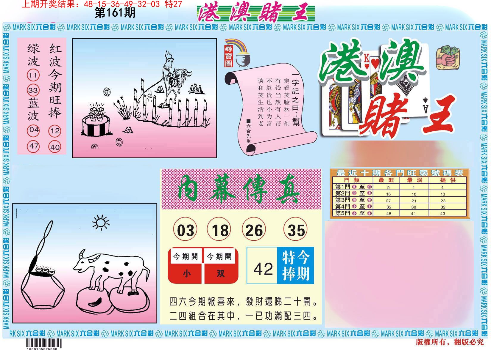 2024161期港澳赌王A
