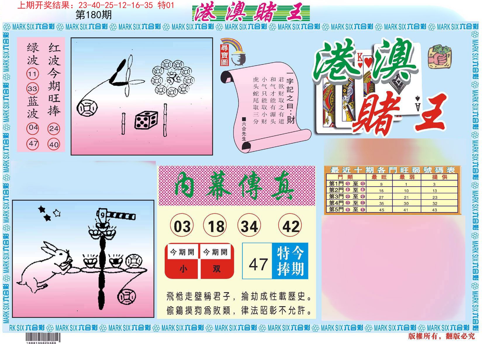 2024180期港澳赌王A