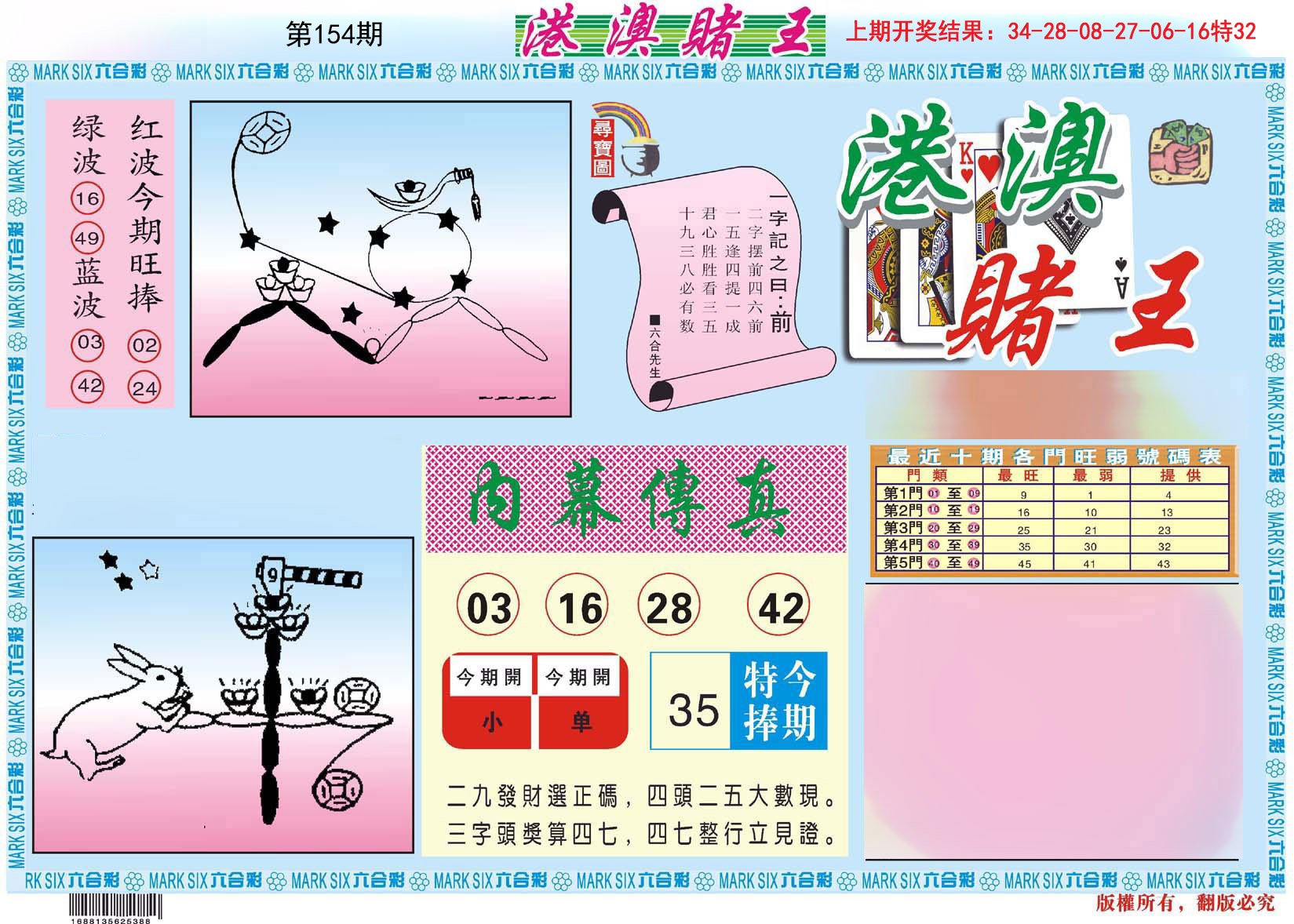 2024154期港澳赌王A