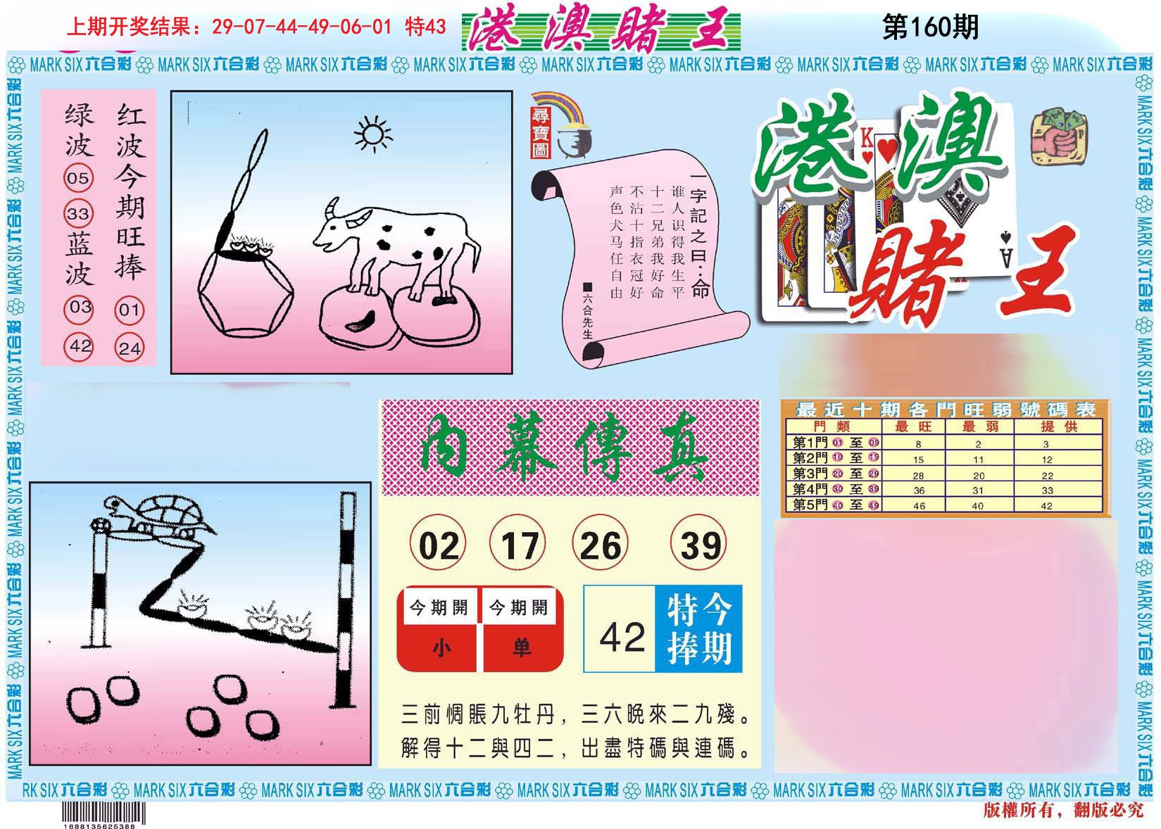 2024160期港澳赌王A