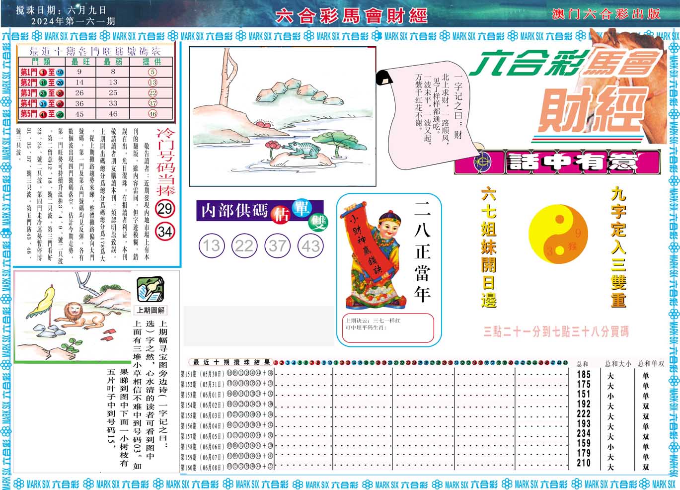 2024161期马会财经A