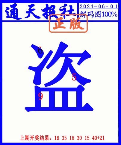 2024153期另解码图