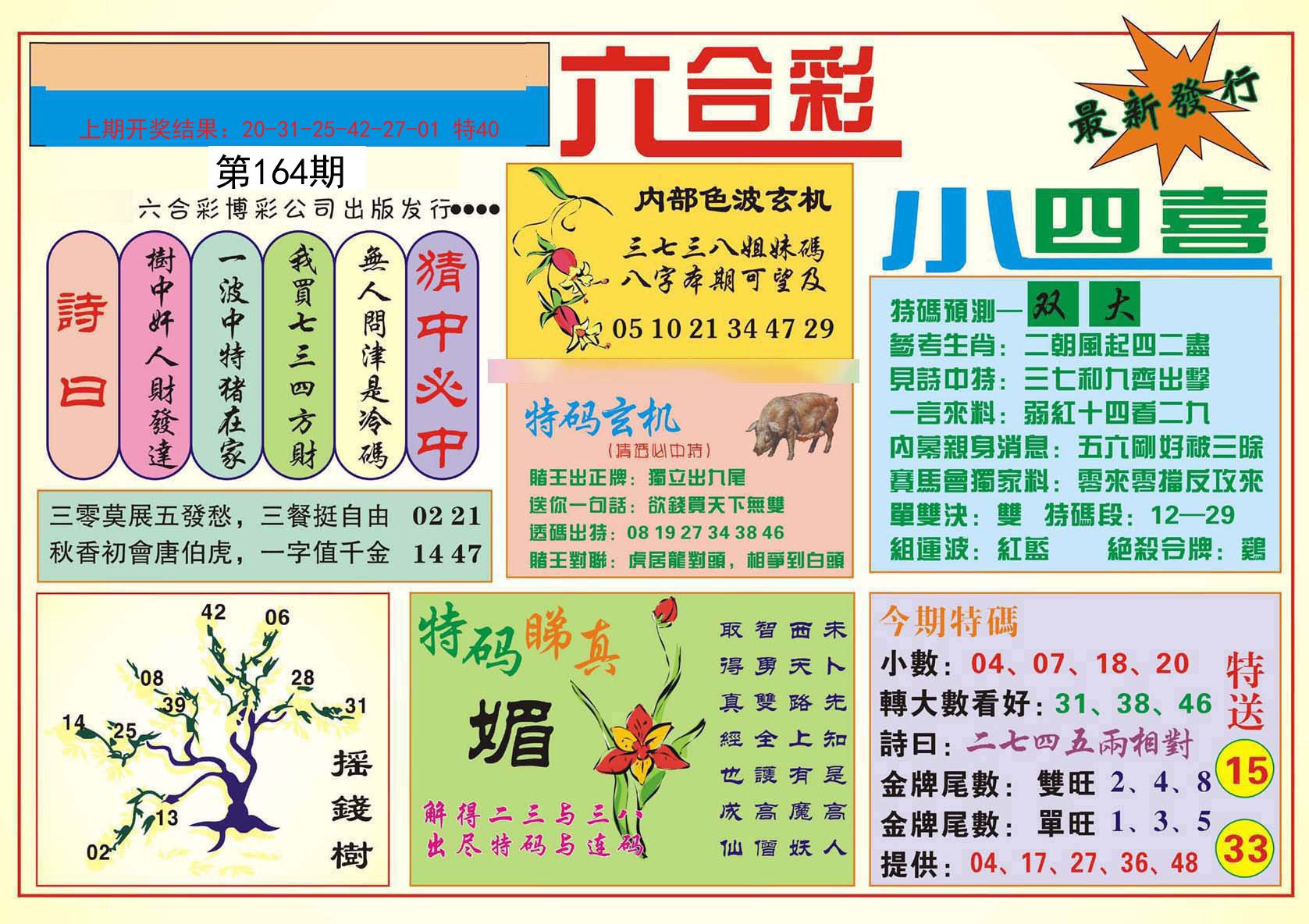2024164期小四喜