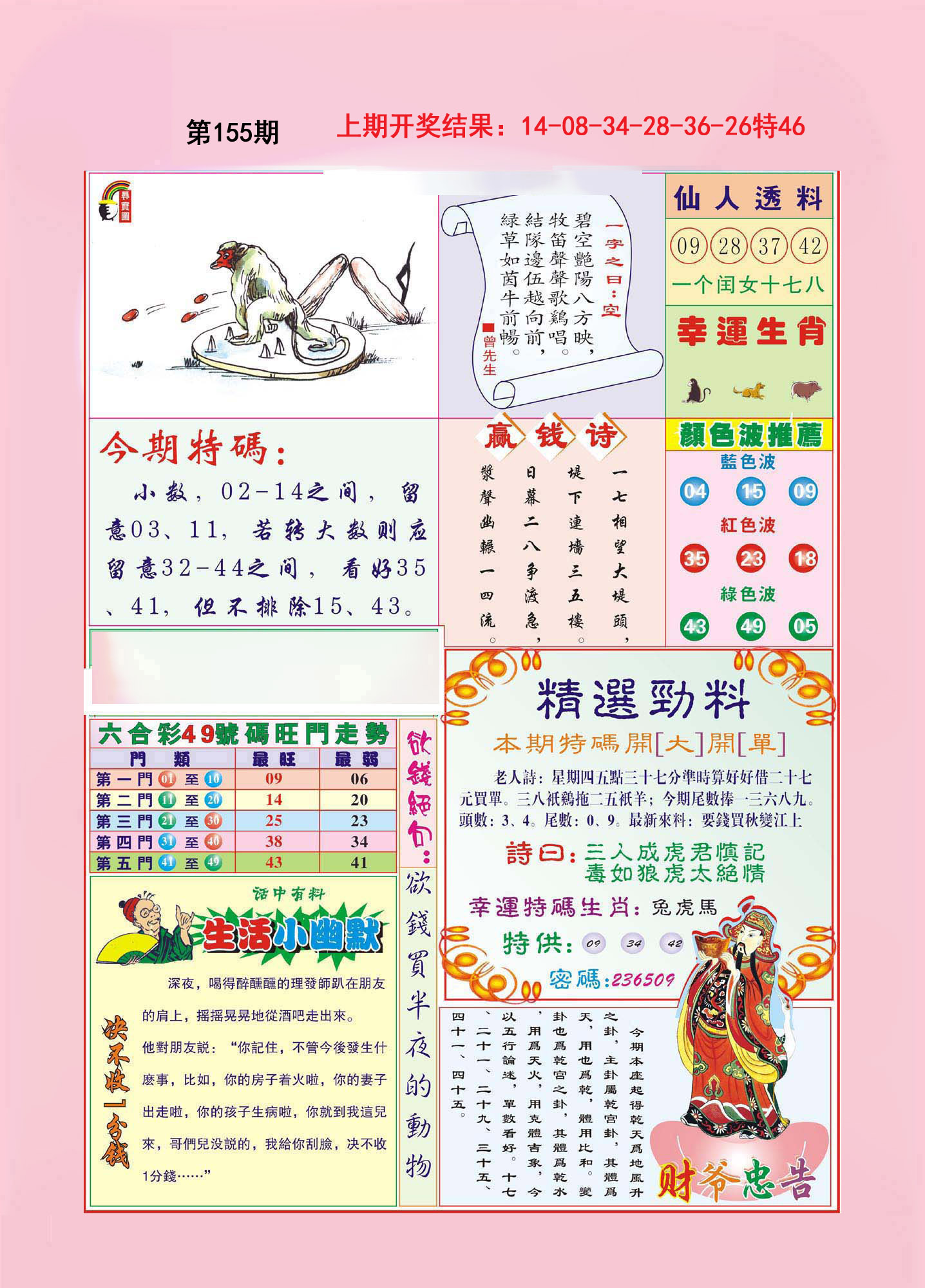 2024155期大富大贵