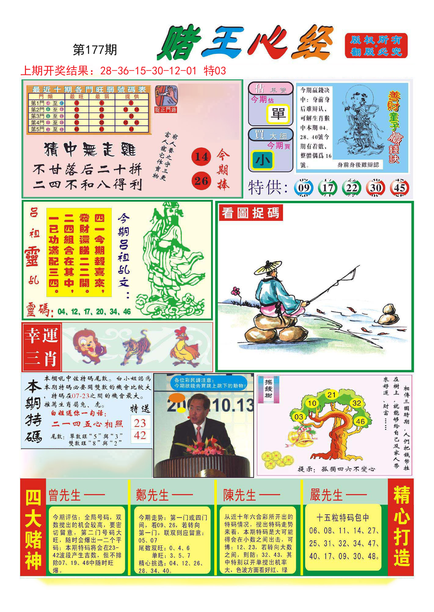 2024177期赌王心经