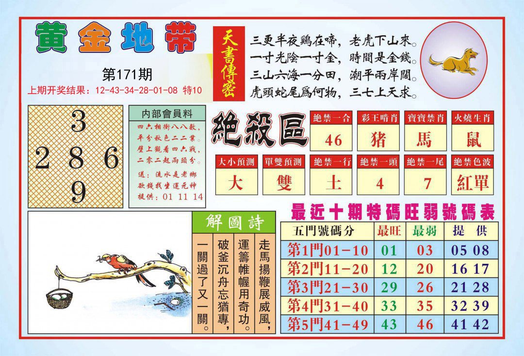 2024171期黄金地带