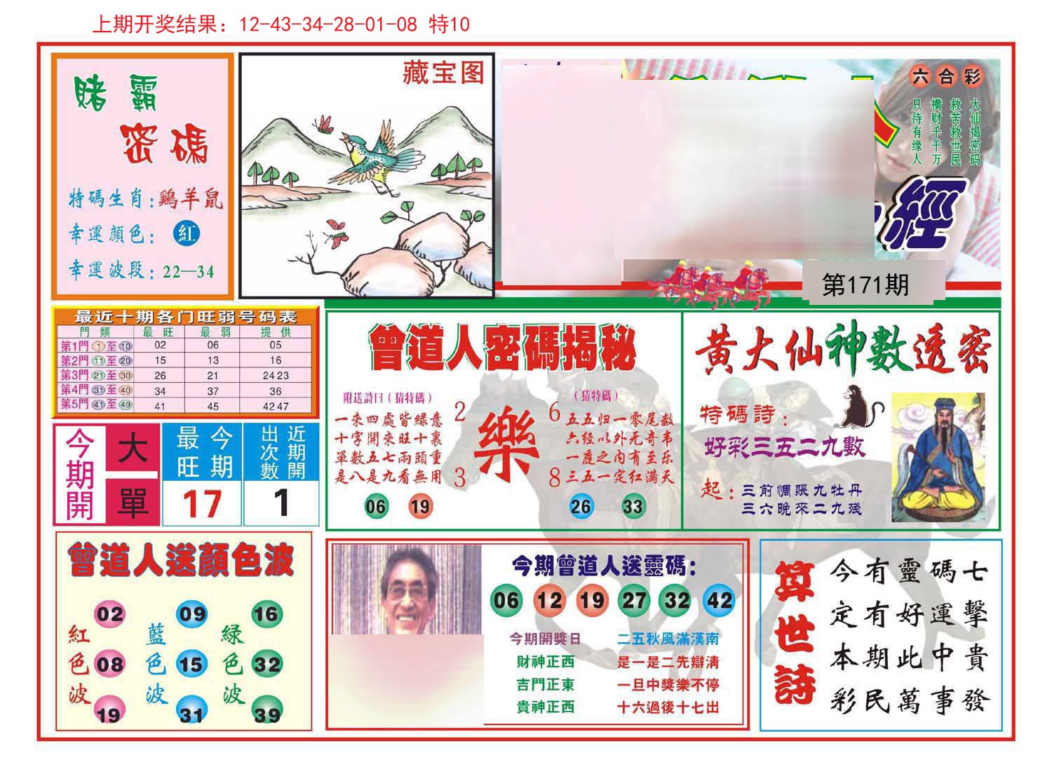 2024171期赢钱一经