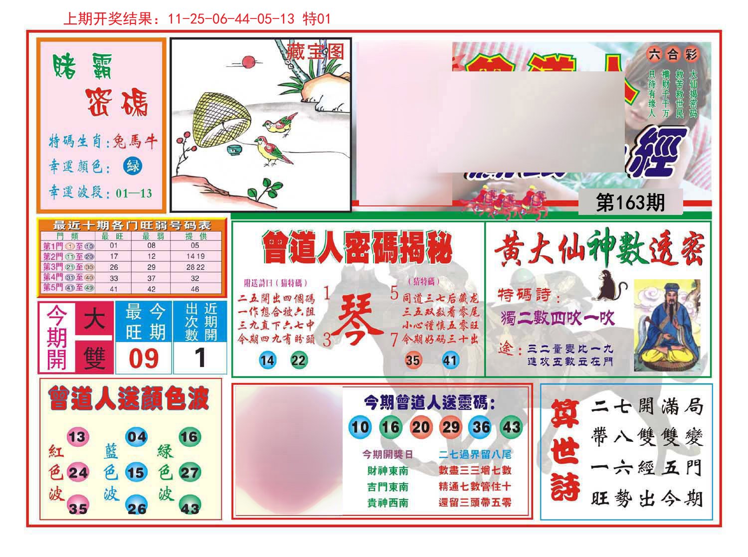 2024163期赢钱一经
