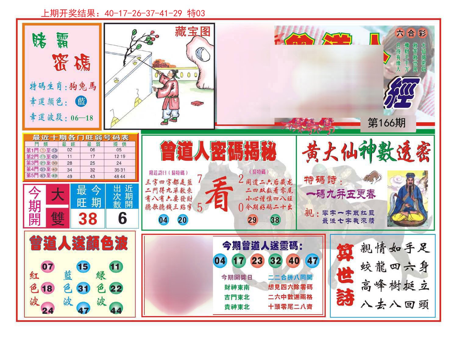 2024166期赢钱一经
