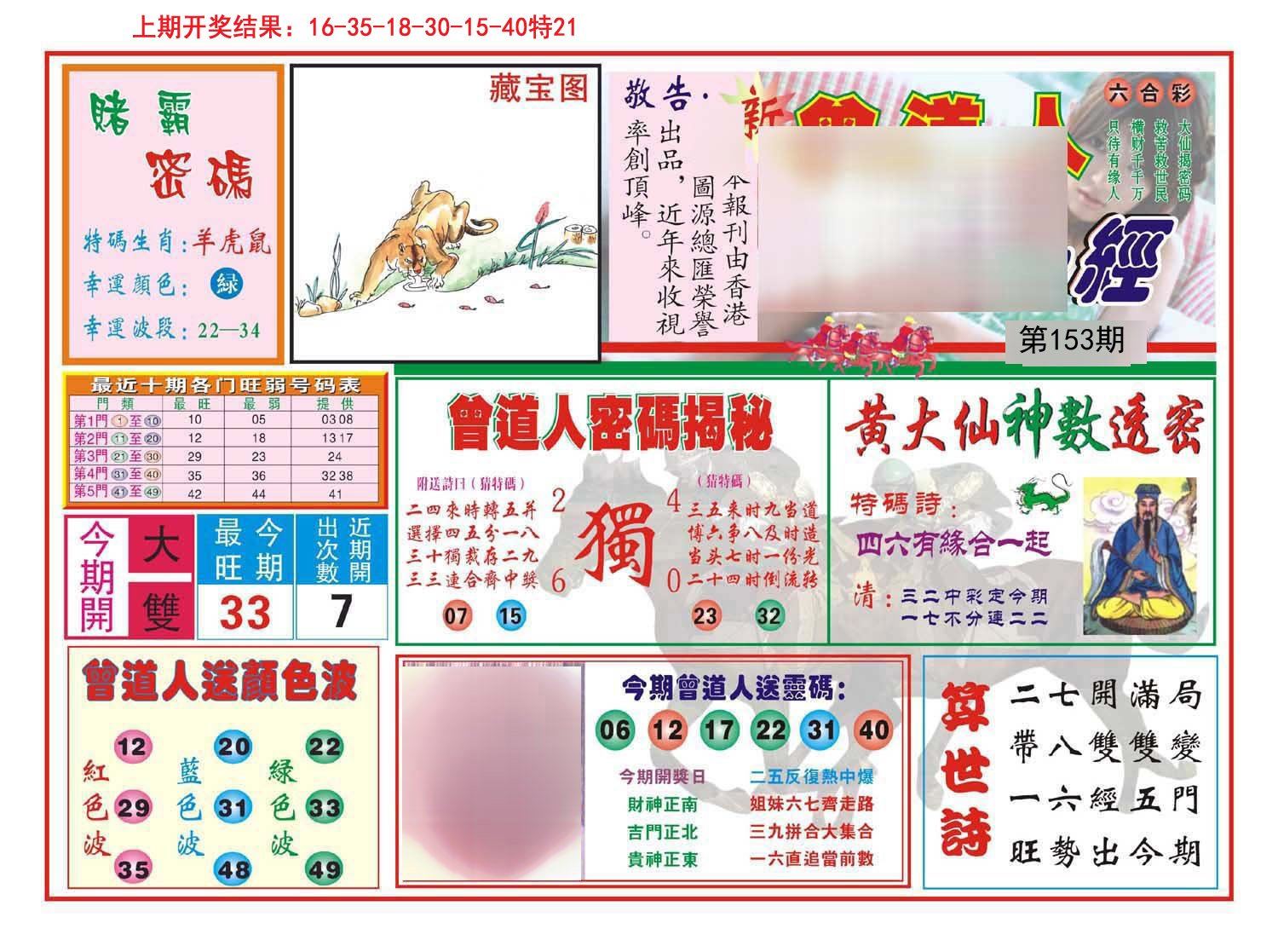 2024153期赢钱一经