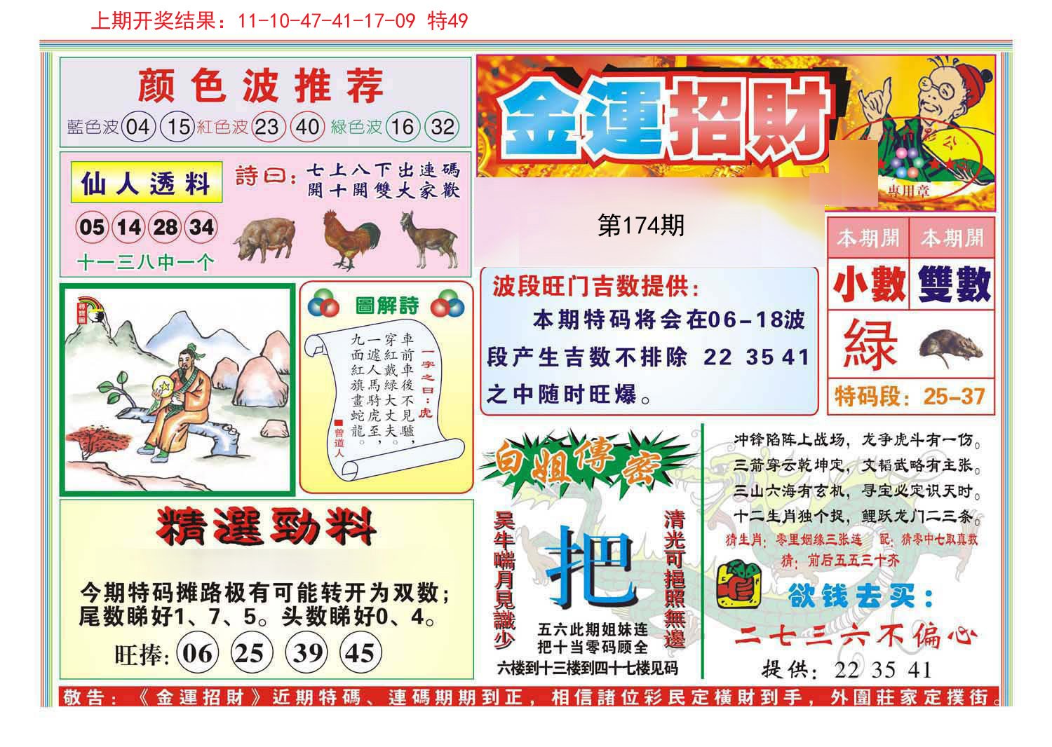 2024174期金运招财