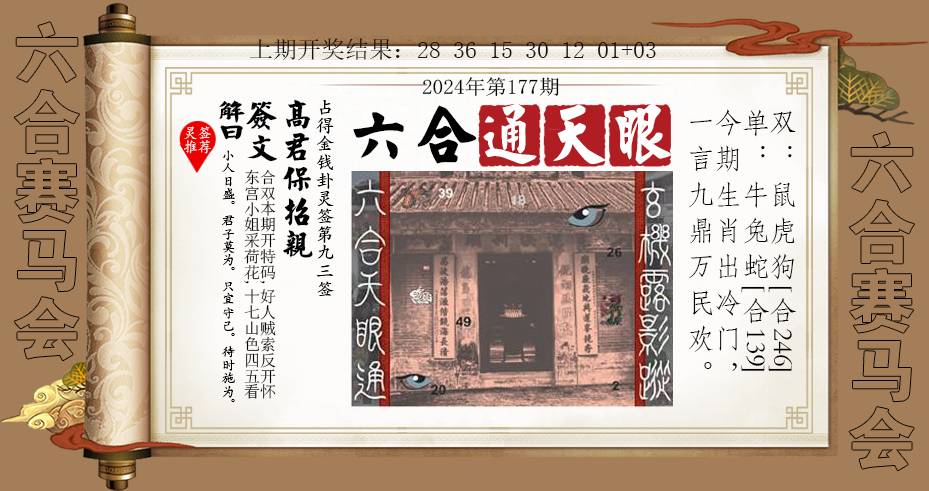 2024177期六合通天眼