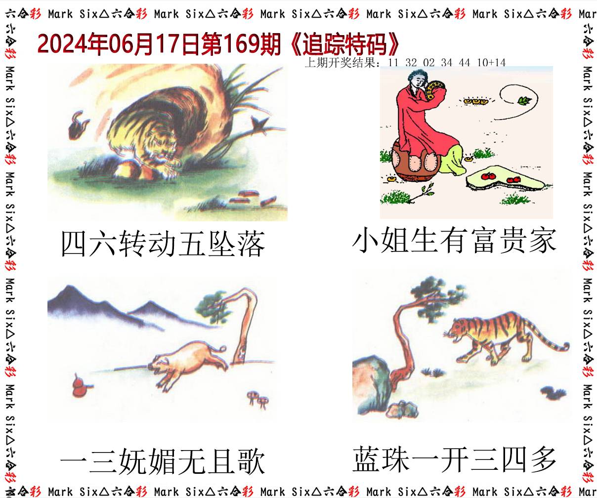 2024169期追踪特码