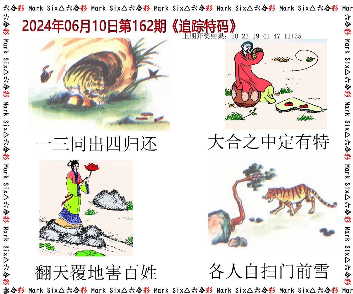 2024162期追踪特码