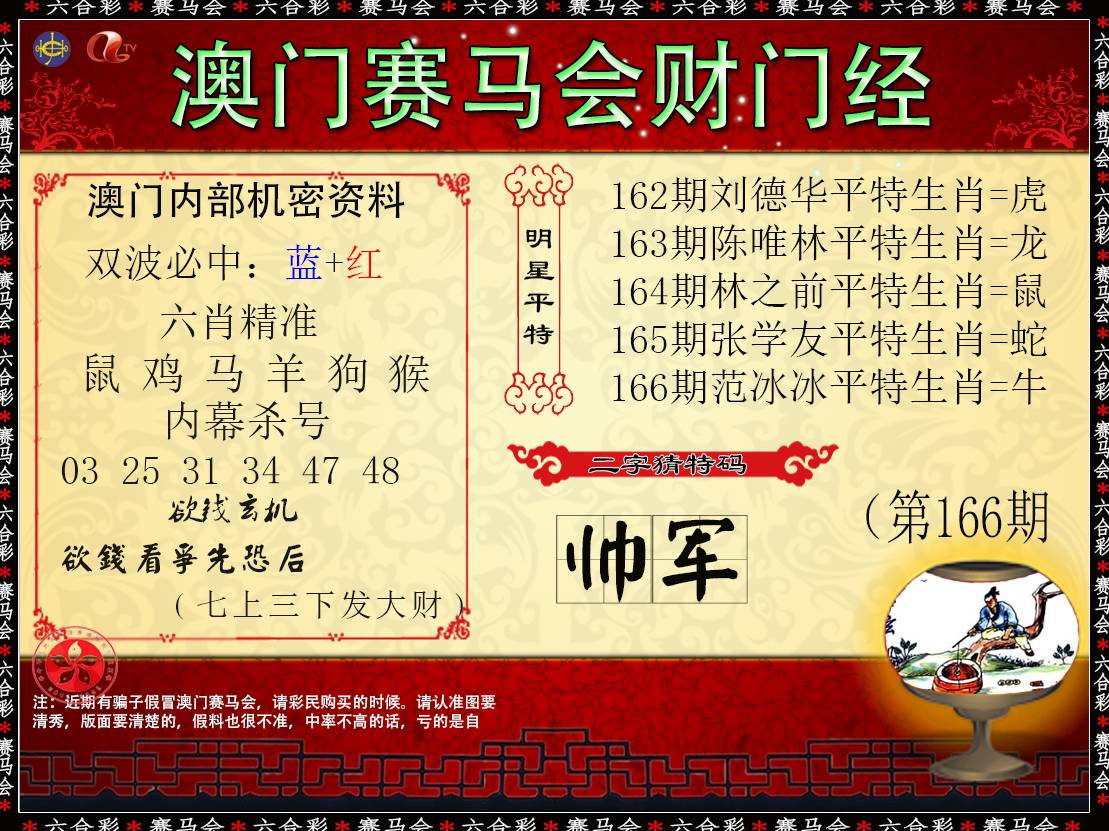 2024166期财门经