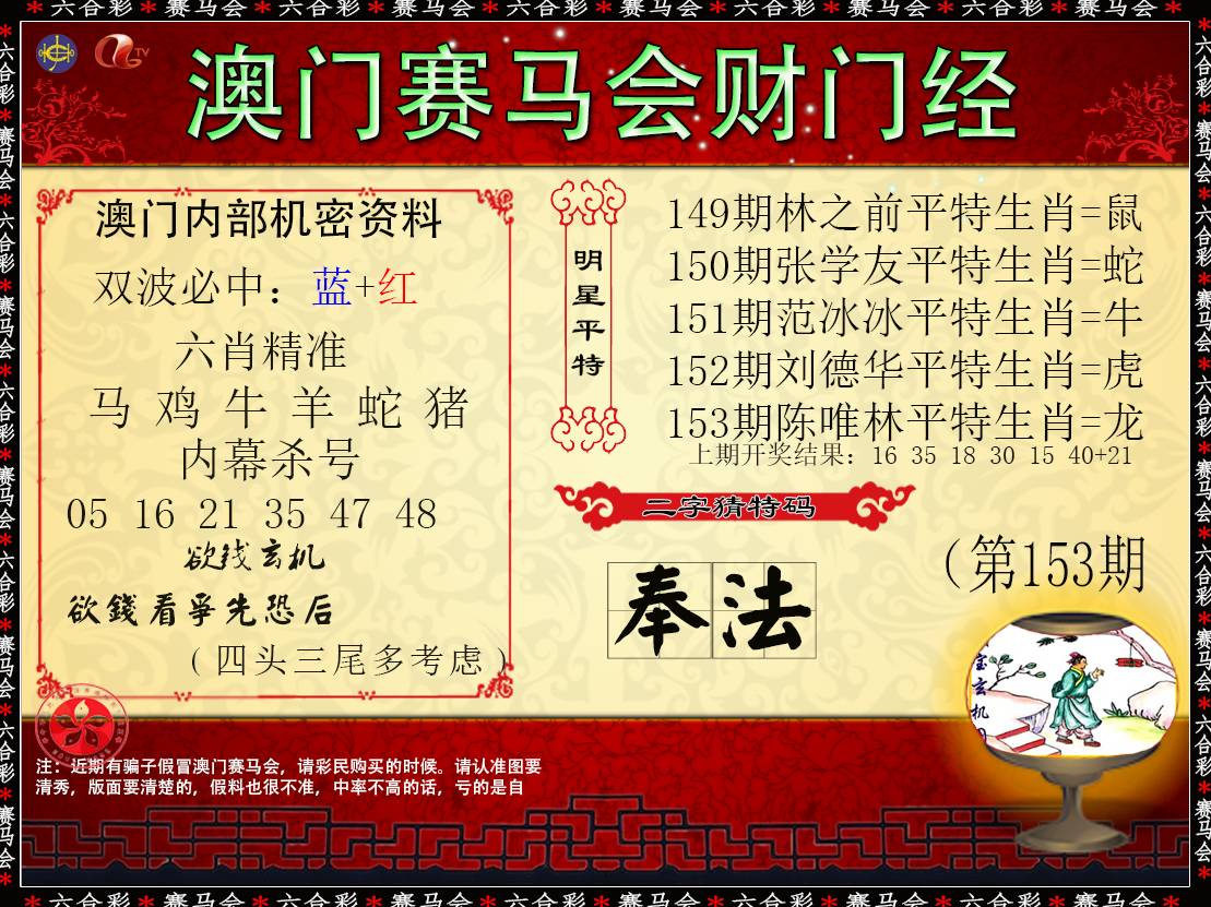2024153期财门经