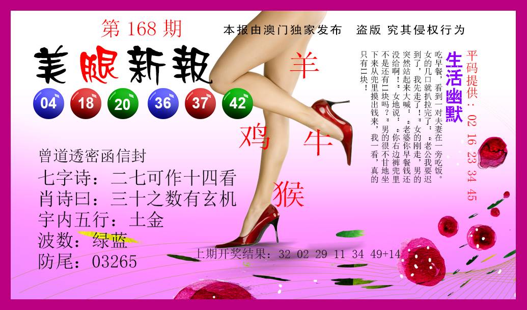 2024168期美腿新报