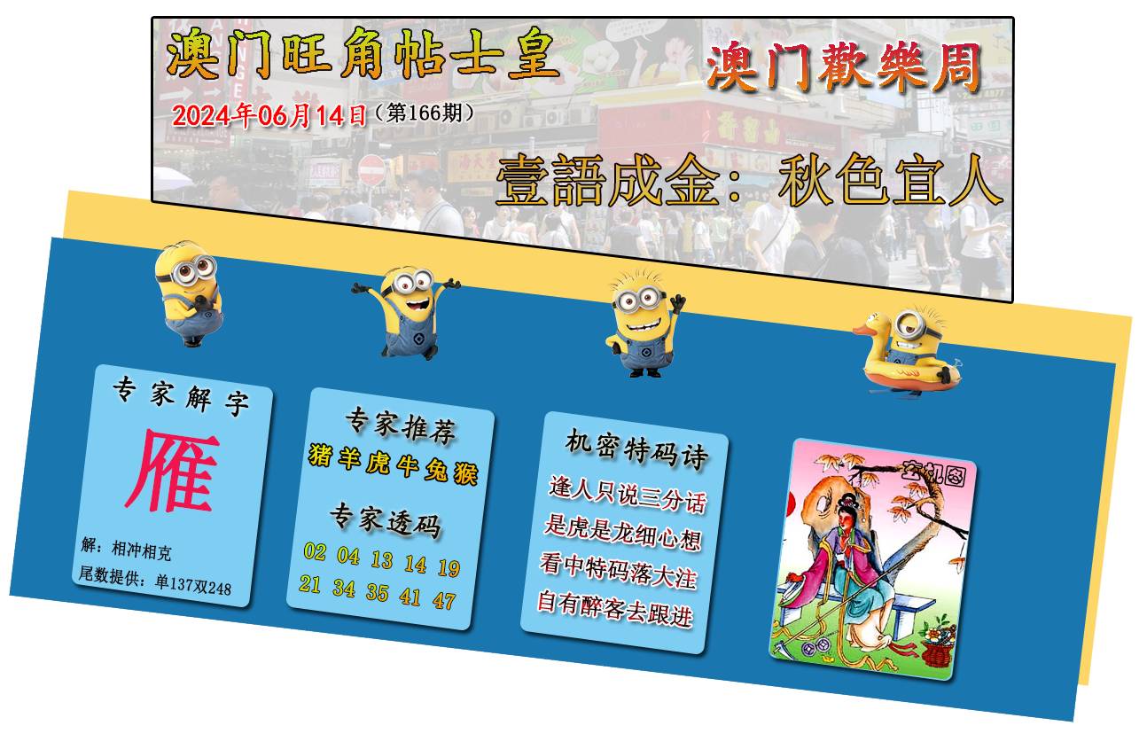 2024166期旺角贴士皇