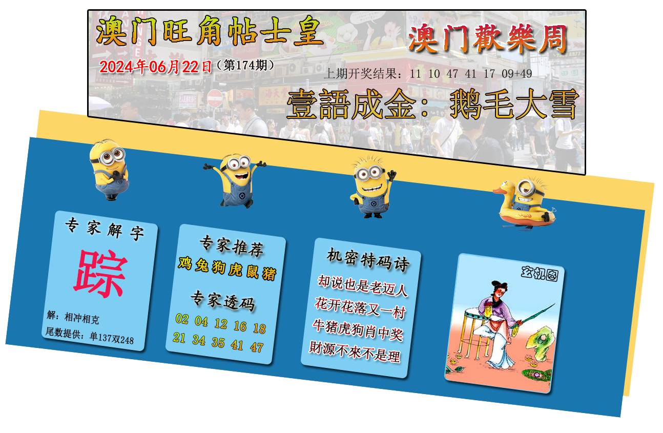 2024174期旺角贴士皇