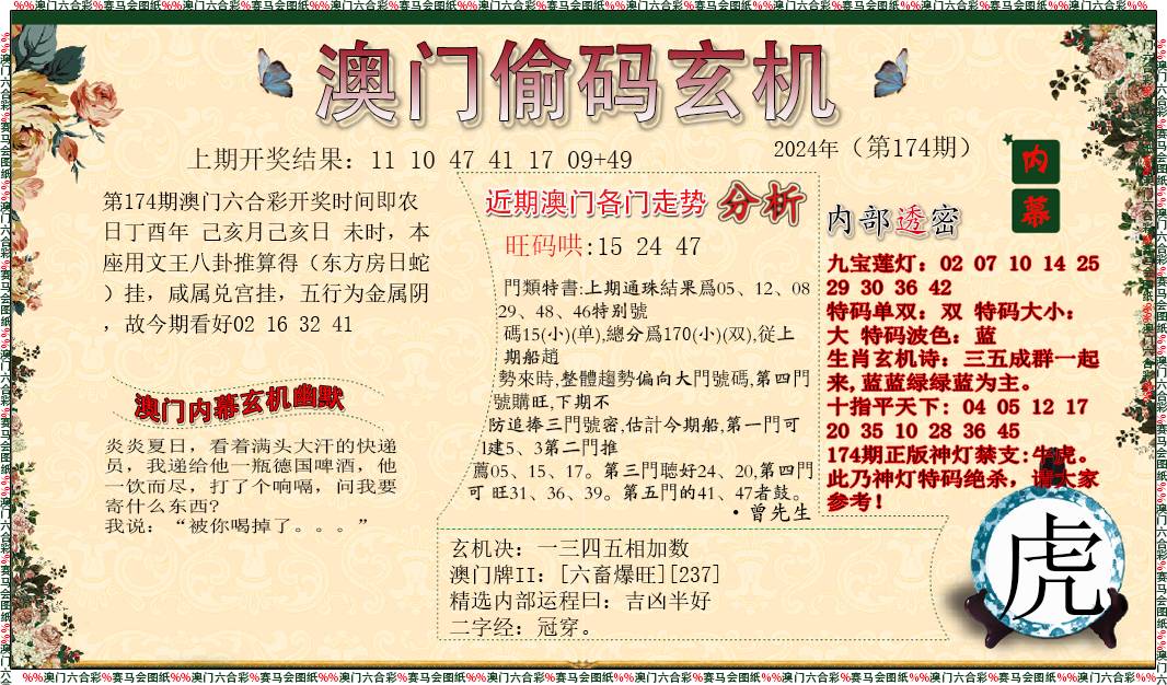 2024174期偷码玄机