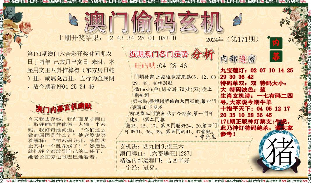 2024171期偷码玄机