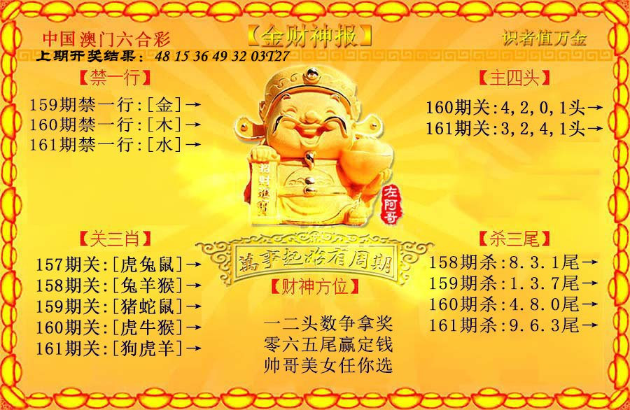 2024161期金财神