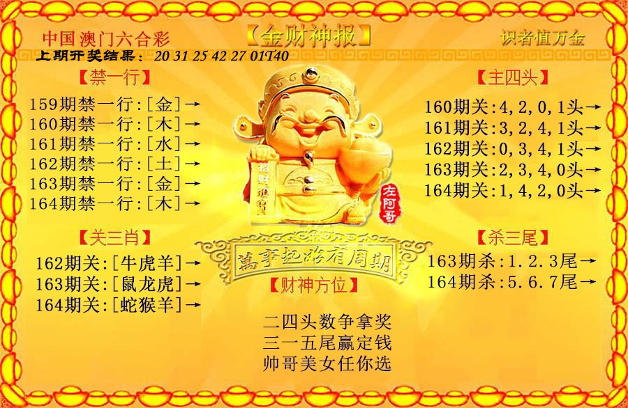 2024164期金财神