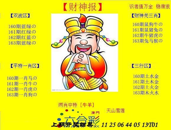 2024163期黄财神
