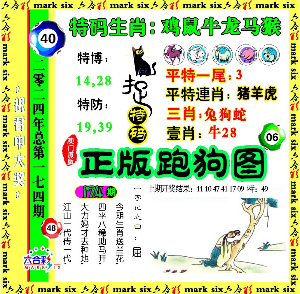 2024174期正版跑狗图