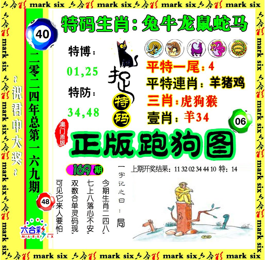 2024169期正版跑狗图