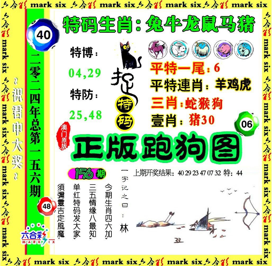 2024156期正版跑狗图