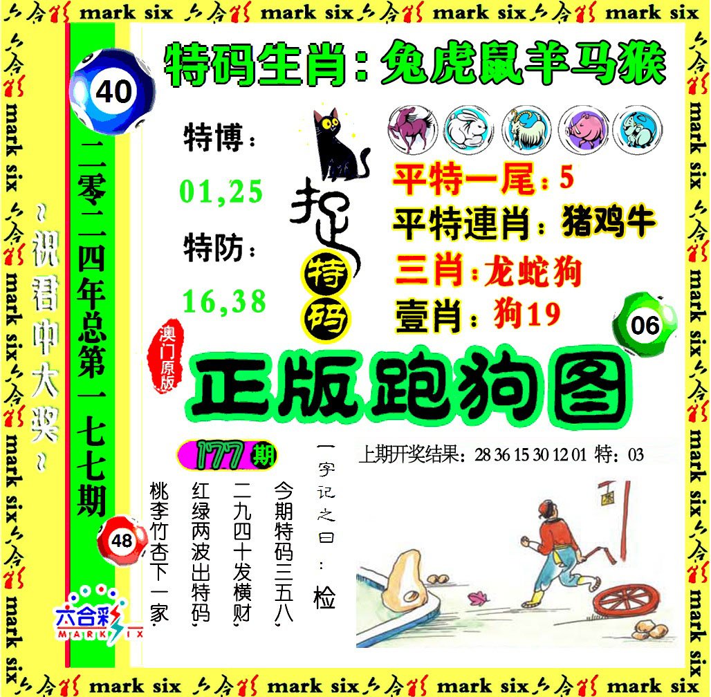 2024177期正版跑狗图