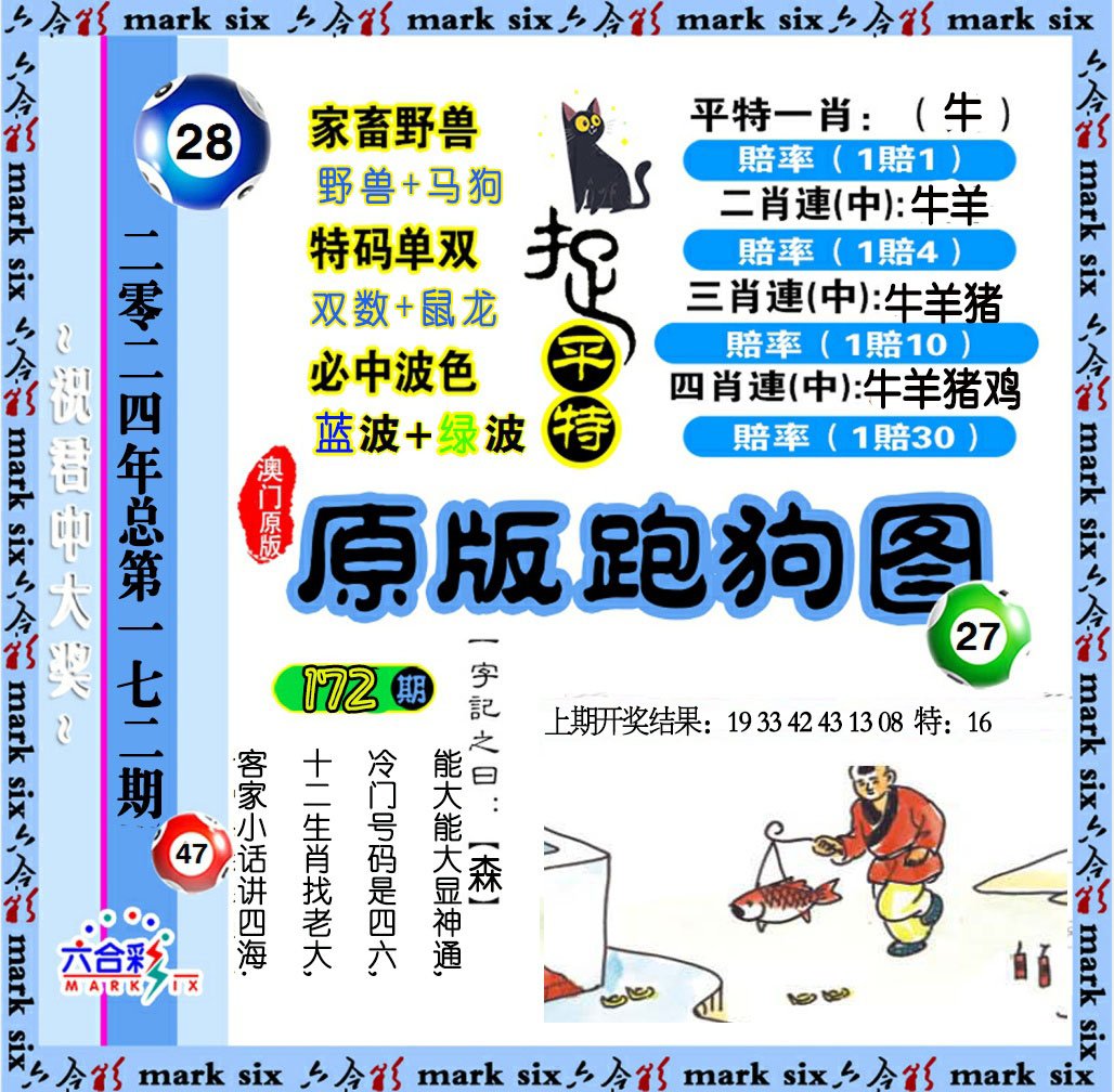 2024172期原版跑狗图