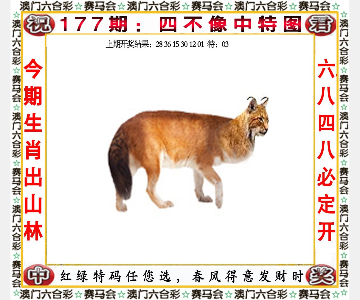2024177期四不像中特图