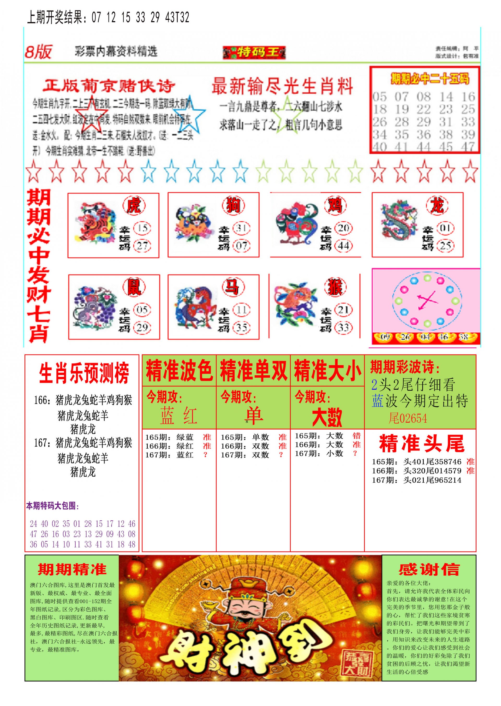 2024167期特码王B