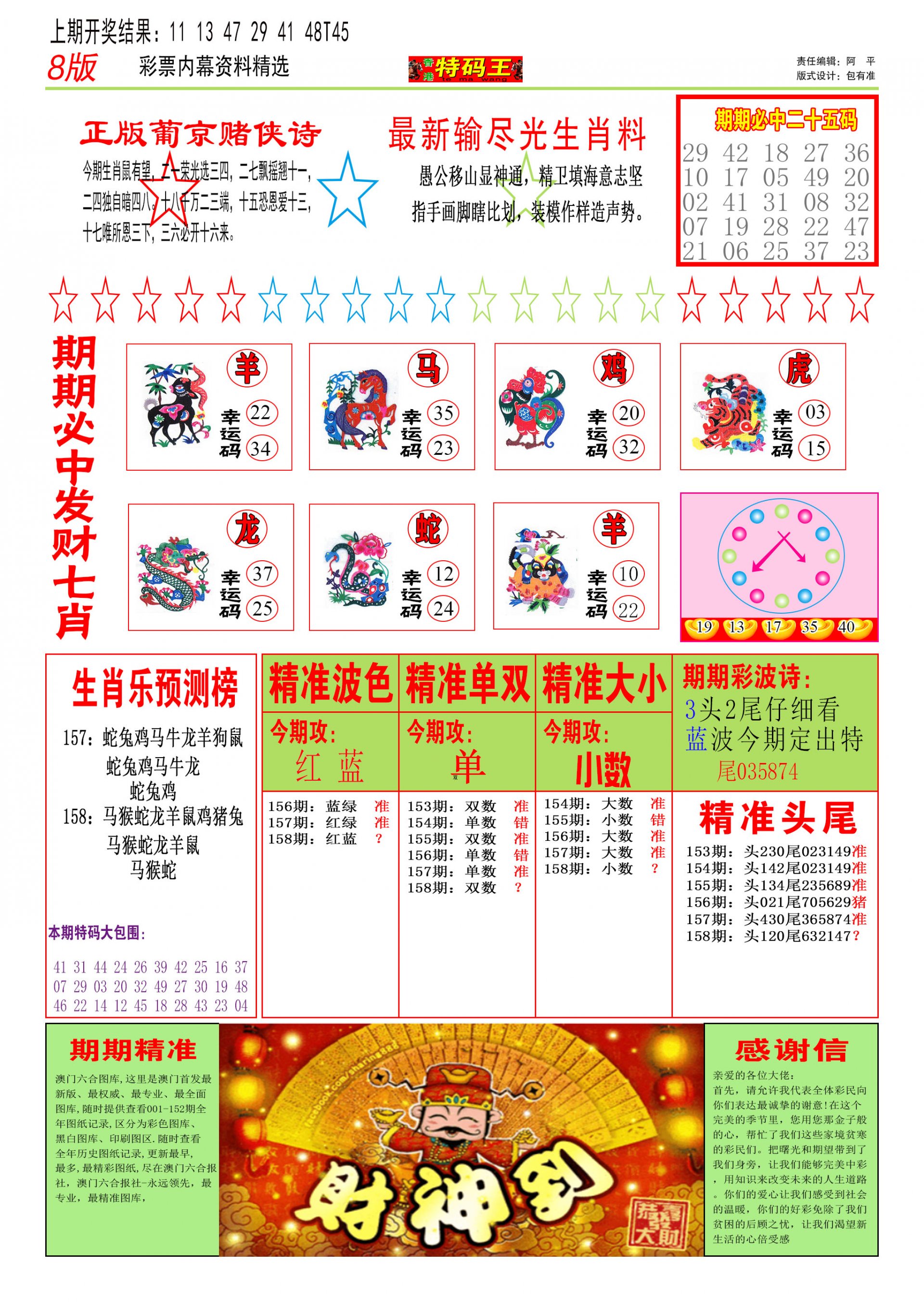 2024158期特码王B
