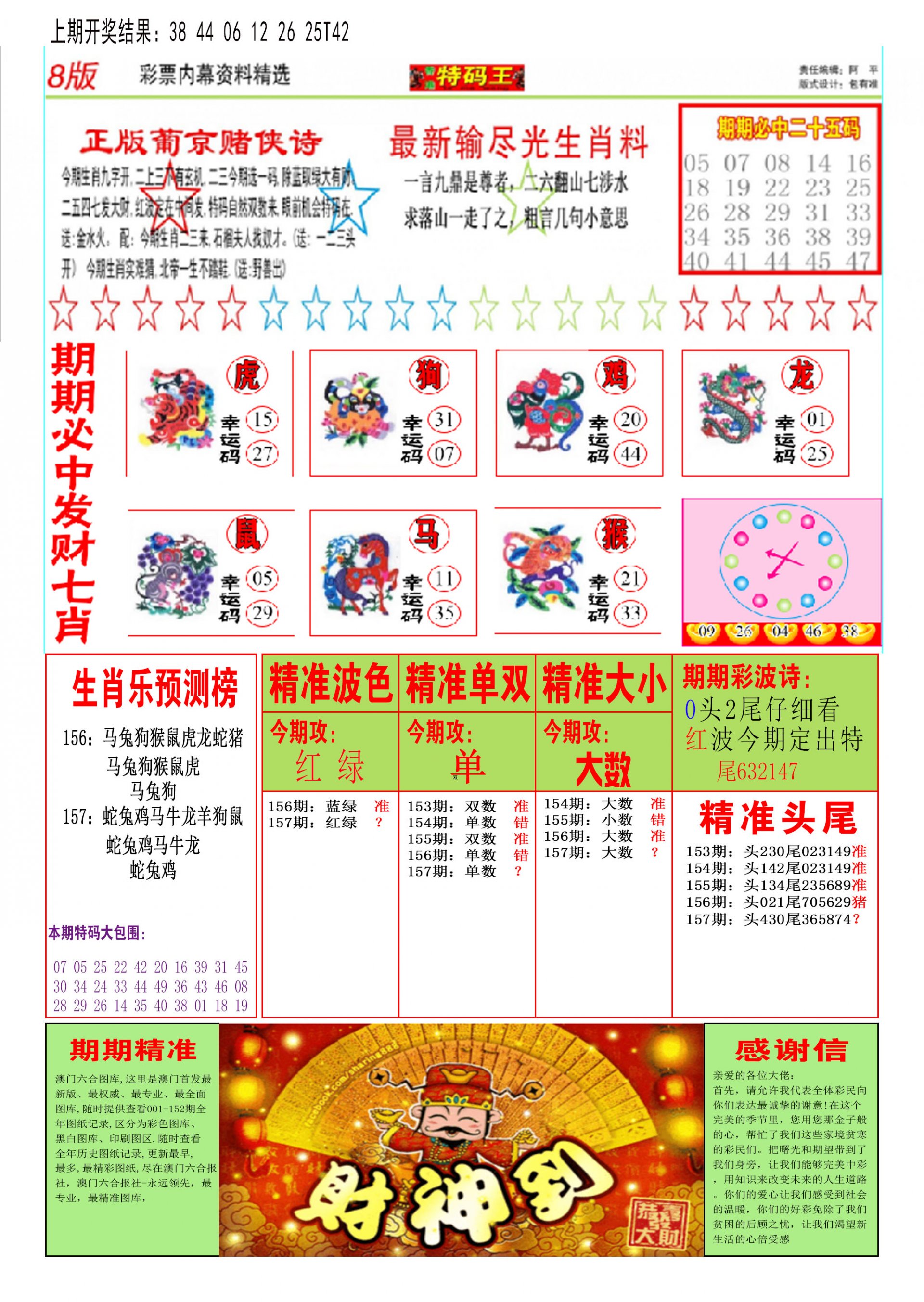 2024157期特码王B