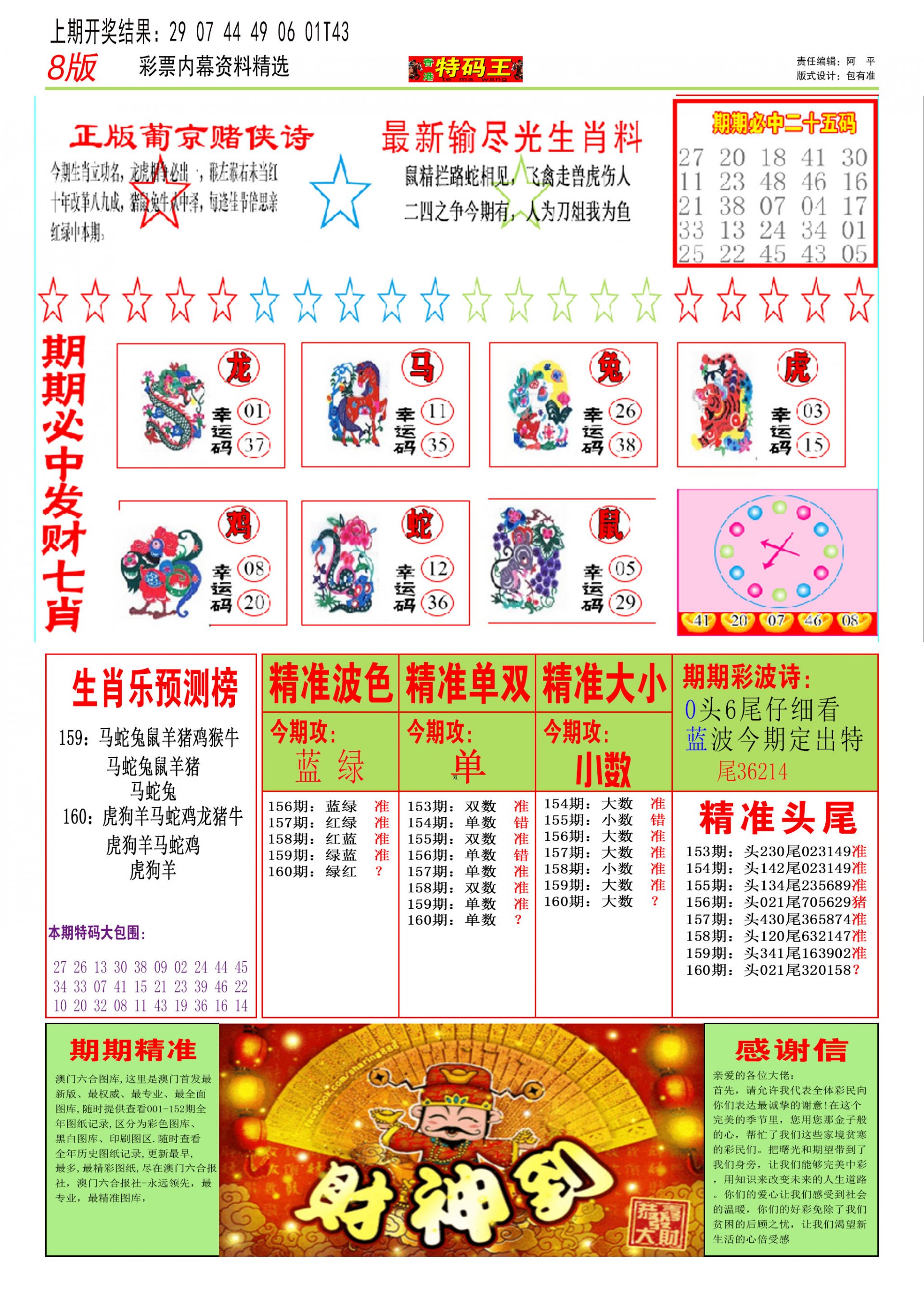 2024160期特码王B