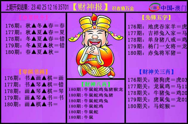 2024180期紫财神