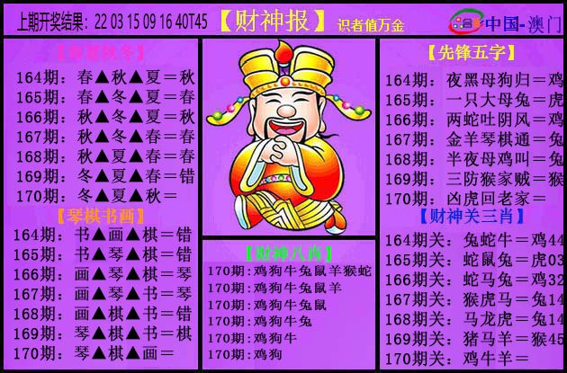 2024170期紫财神
