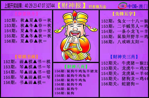 2024156期紫财神