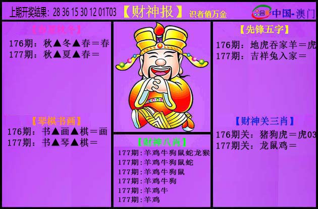 2024177期紫财神