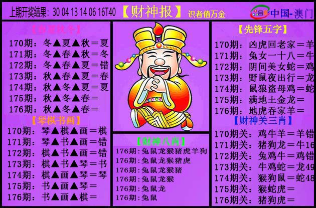2024176期紫财神