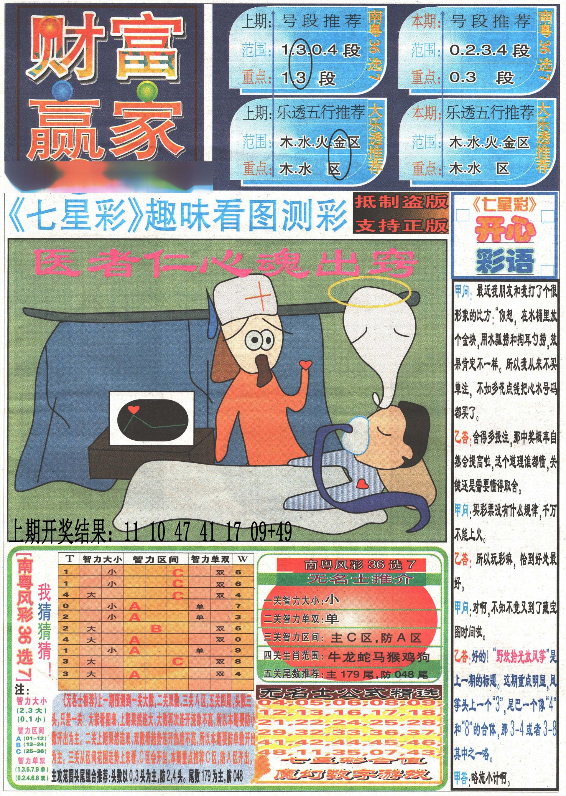 2024174期七星彩图(高清)